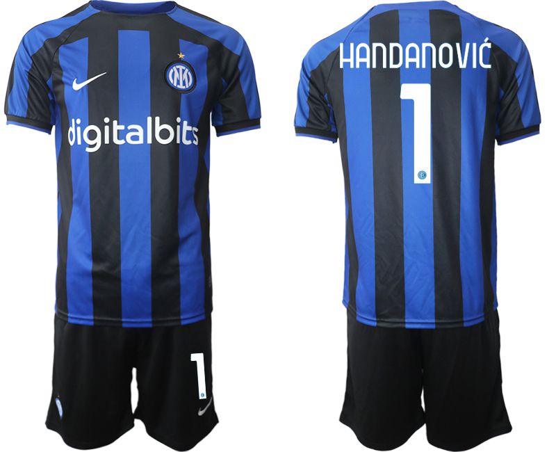 Men 2022-2023 Club Inter Milan home blue 1 Soccer Jersey